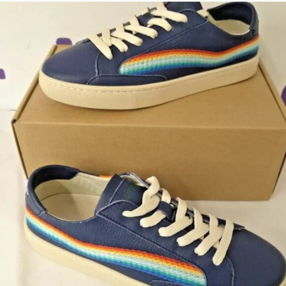 NEW SOLUDOS Leather Ibiza Platform Sneakers white for women 257 4T2 - Picture 9 of 9